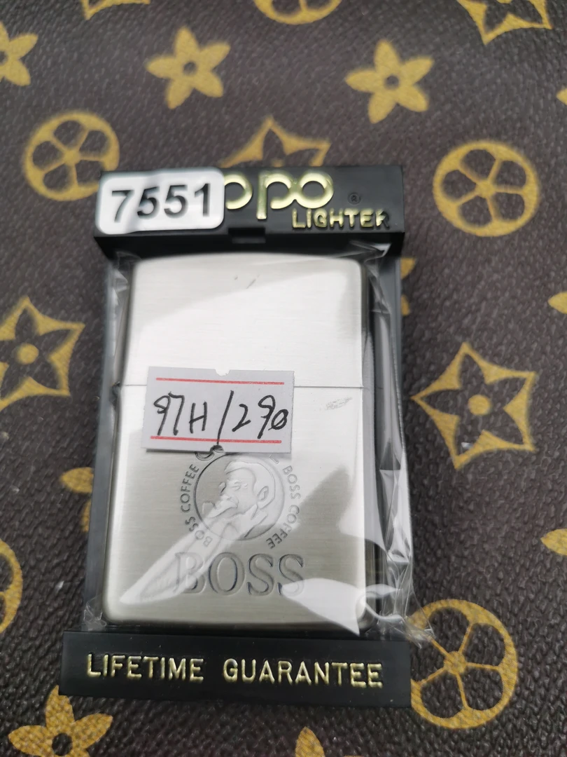 Zippo打火机回血97H镀银咖啡-7551
