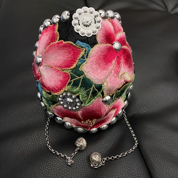 苗绣民族风发箍帽子配饰专拍链接