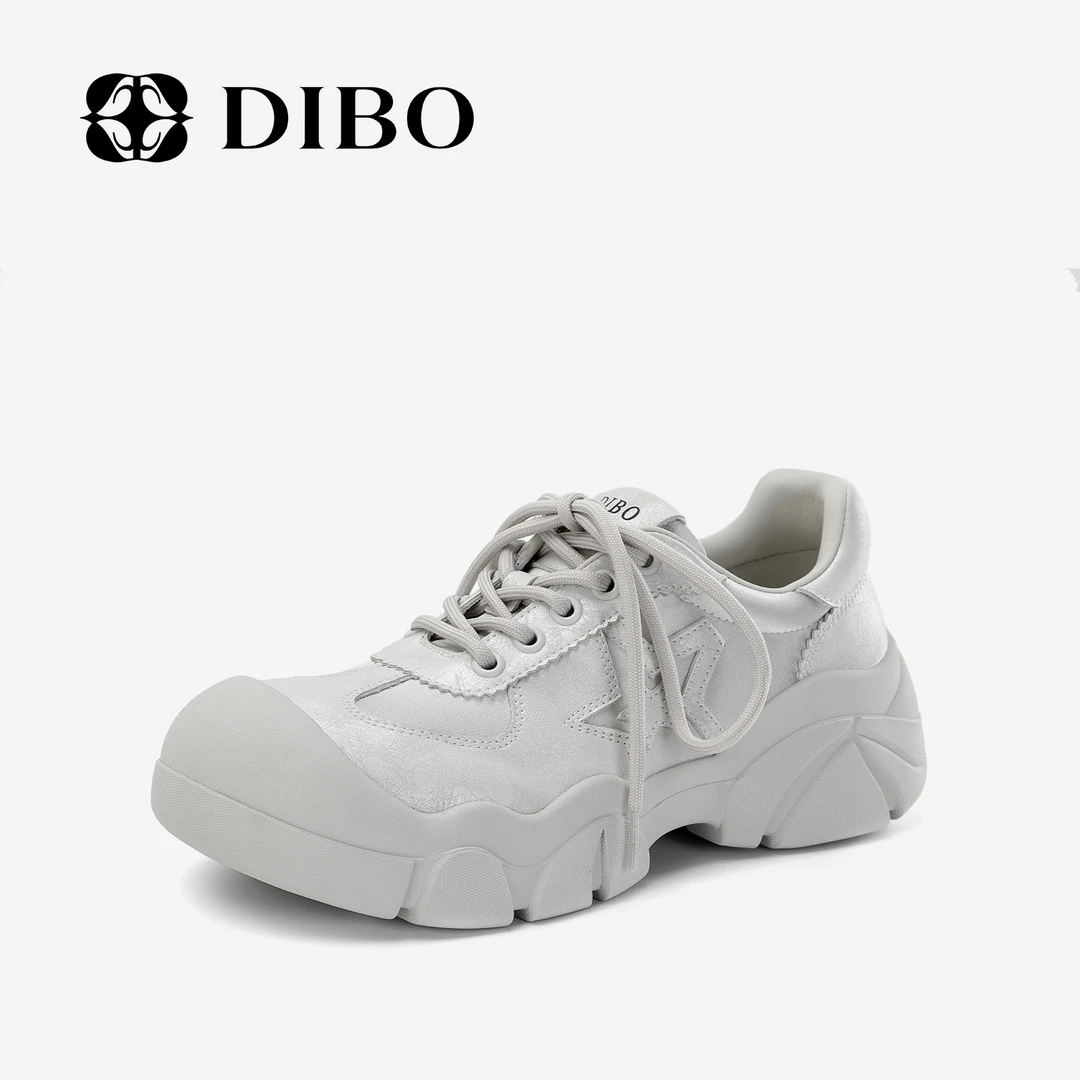 DIBO GENRE 软萌童趣 俏皮圆头擦色做旧感低帮休闲鞋25320213