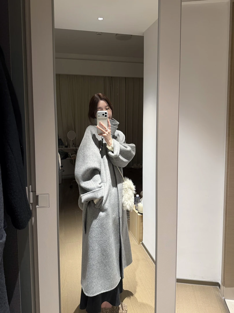 冬日来信/版型超绝100羊毛高品质纯手工双面呢大衣
