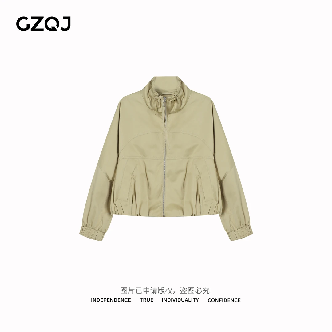 老琴私服 【梵高麦浪】2025春季新款设计感减龄休闲百搭拉链外套128