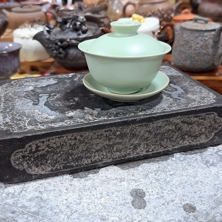 汝瓷盖碗一哈。。品茗