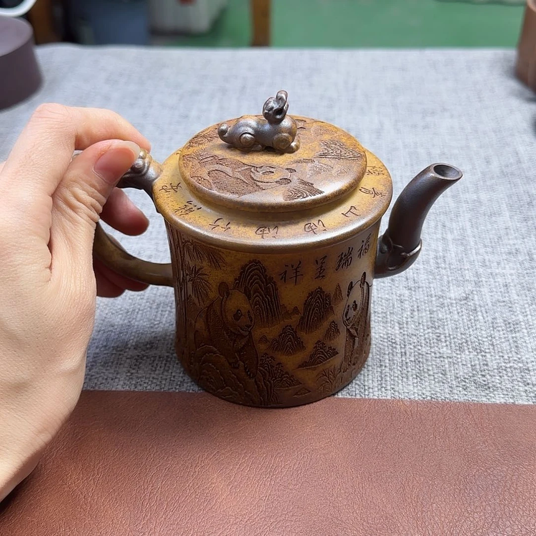 紫砂茶壶民间手艺人全手工制作
