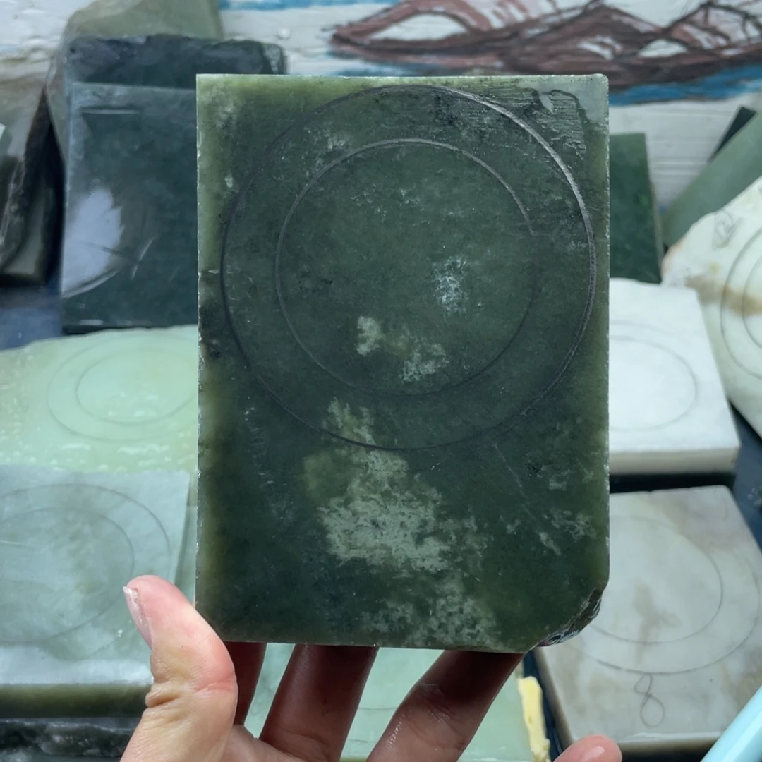 和田玉未镶嵌手镯定制手镯