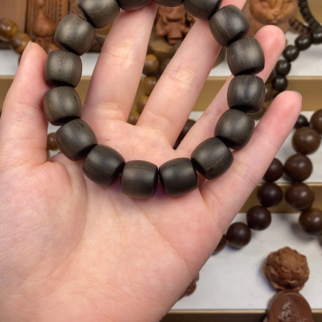 开***年手串/手链檀香木老山檀香13/14直切顺纹奶香微瑕福利