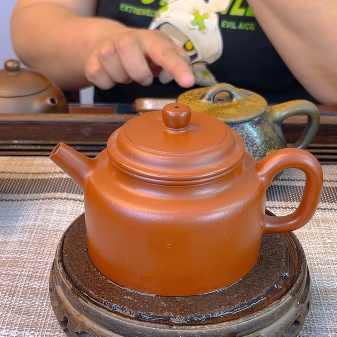 大***成茶壶紫砂朱泥240cc