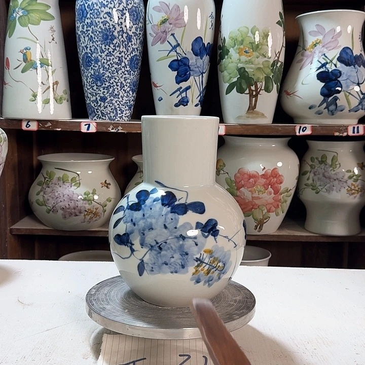 瓶天球兰兰紫藤藤新款新款陶瓷