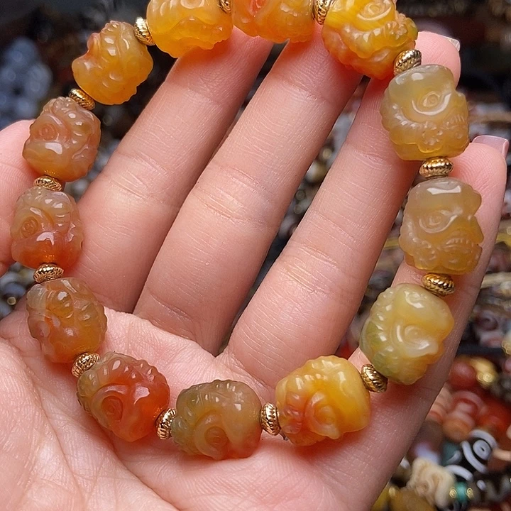 玛瑙/玉髓未镶嵌手链