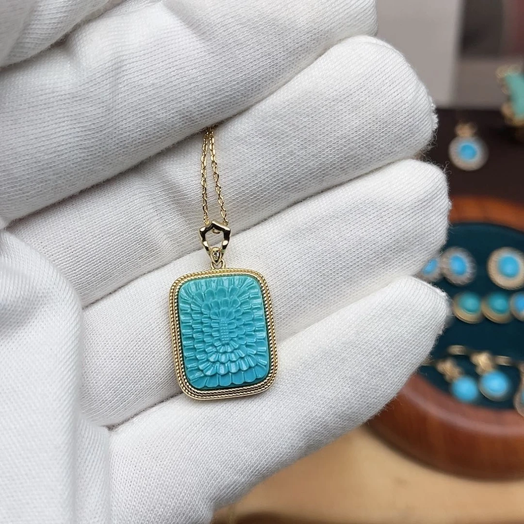 绿松石珠宝奇石未镶嵌