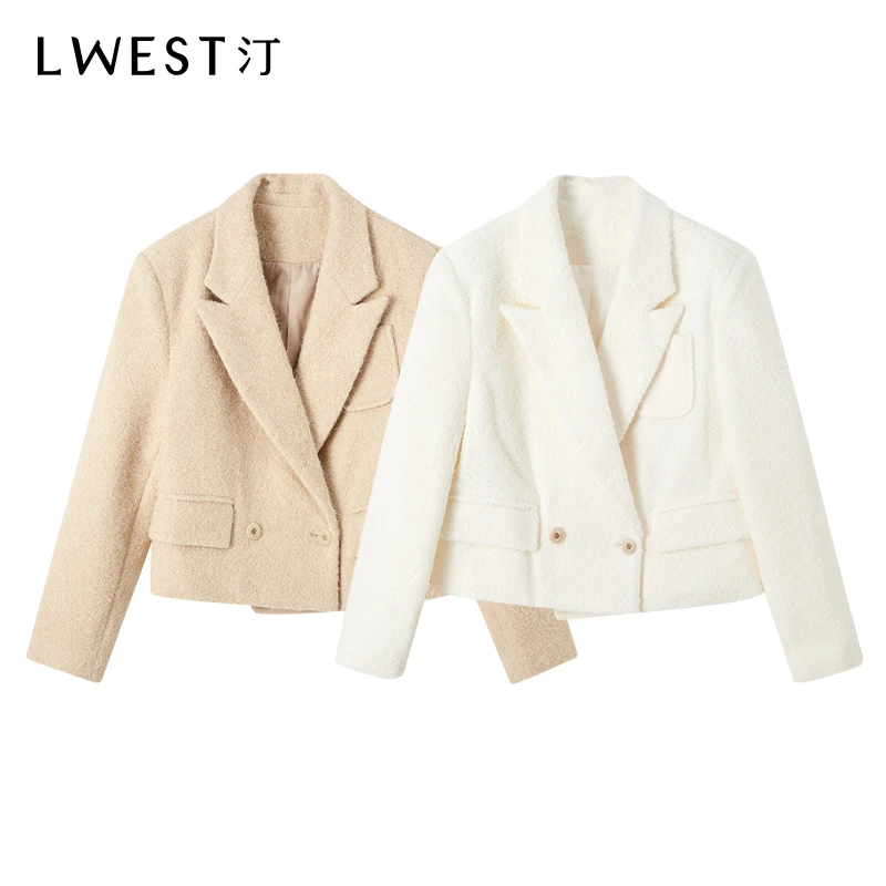 【备用链接】朗文斯汀气质小香风纯色短外套DZMW4510C12962