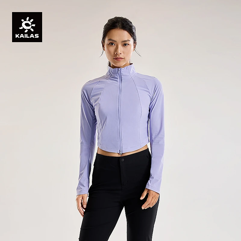 KAILAS凯乐石 M8-LT立领软壳衣轻量防泼透汽外套防晒户外徒步女款