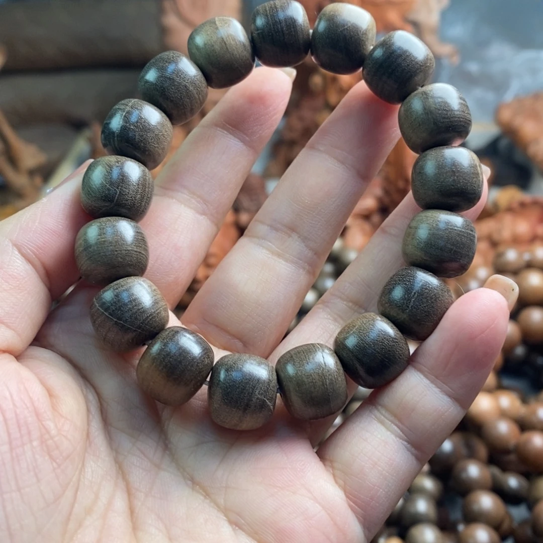 檀香木手串/手链印度迈索尔老山檀大瑕疵奶香味12/13