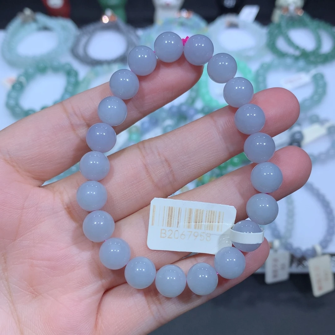 未镶嵌手串翡翠天然