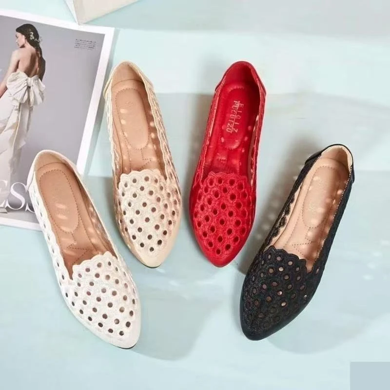 【撤柜时尚单鞋处理】春夏季新款软底休闲妈妈鞋一脚蹬时尚百搭