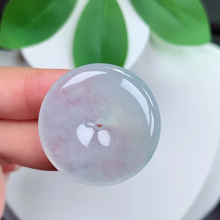 颈饰未镶嵌翡翠平安扣 29.6x5.7mm