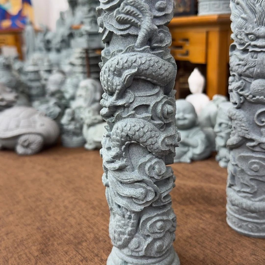 石材青砂石擎宵柱