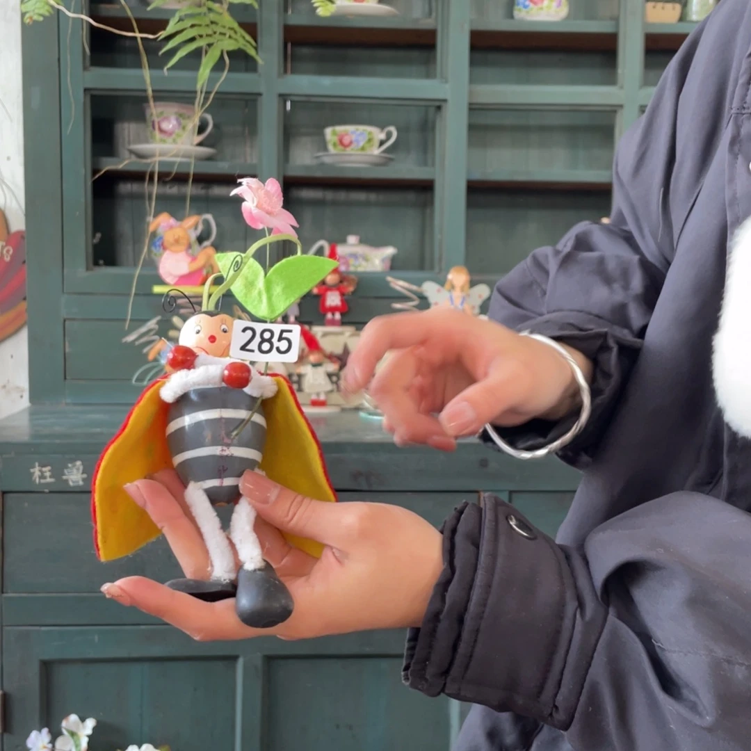 木质圣诞月福老货玩具默认微瑕