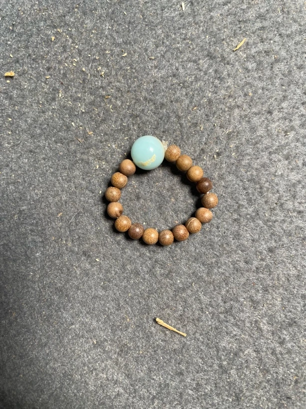 老山檀香戒指diy