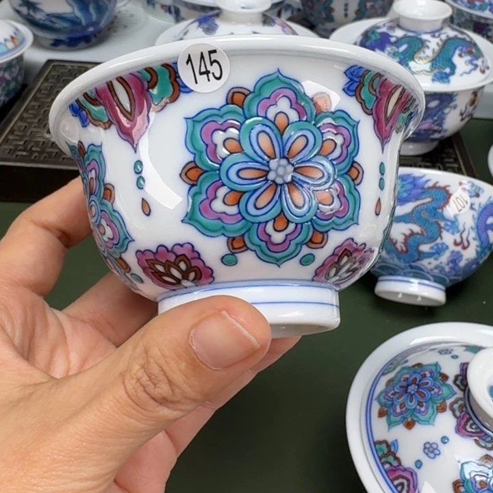 沙沙手工手绘茶具145