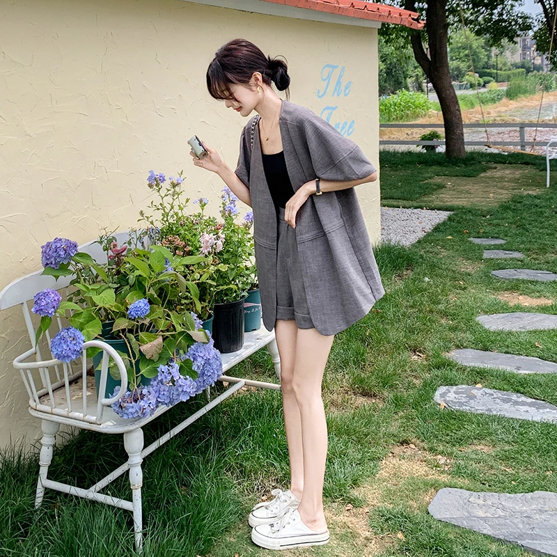 2025西装时尚套装时尚休闲风通勤风气质套装夏装休闲