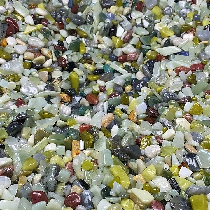 蛇纹石玉未镶嵌鱼缸石