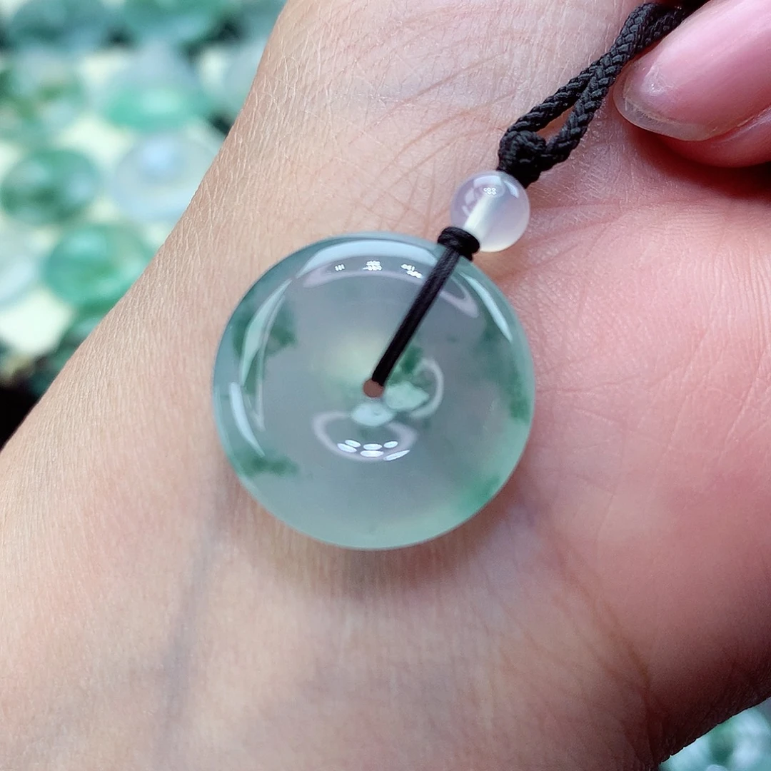 翡翠颈饰未镶嵌51尺寸20.4-5.4