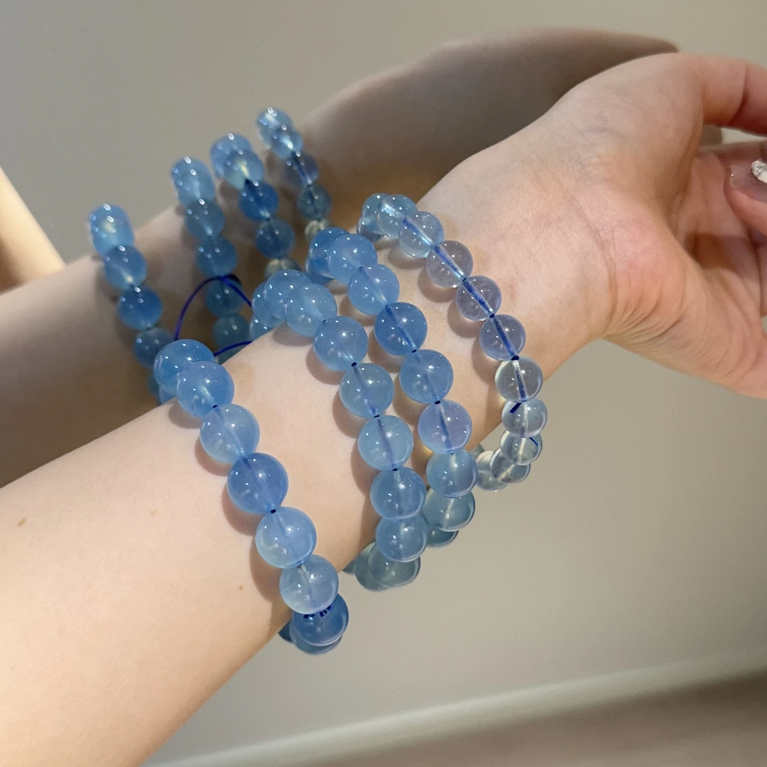 培育海蓝宝石【村村有晶】天然圣玛利亚蓝海蓝宝多样性发一h88