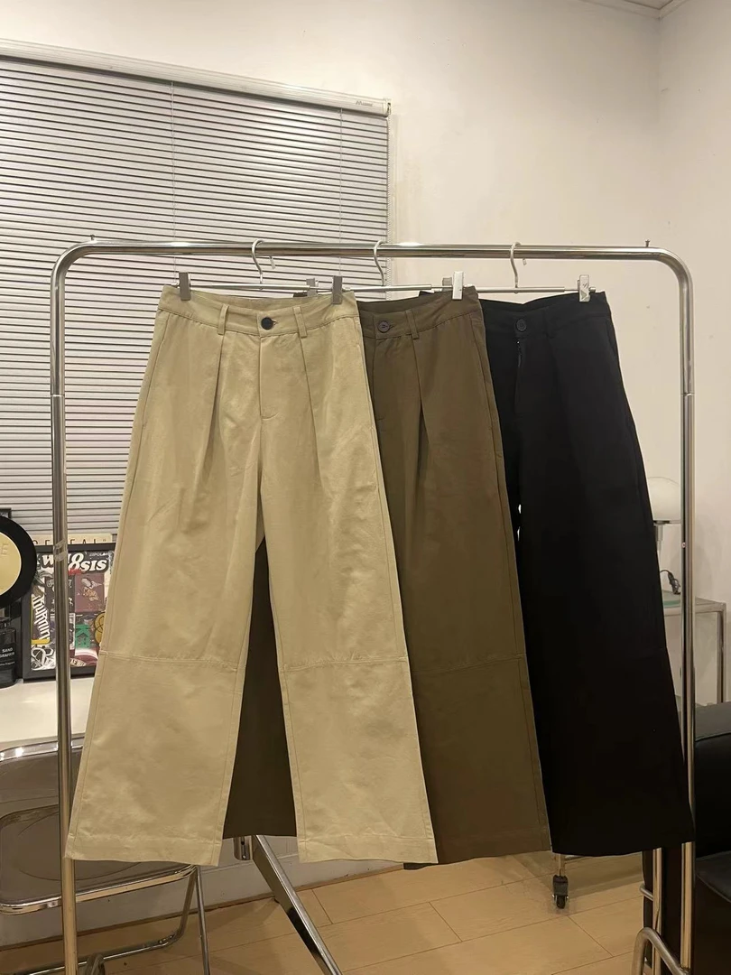 质感很好！小众品牌！某保159！A字版型休闲裤男女同款