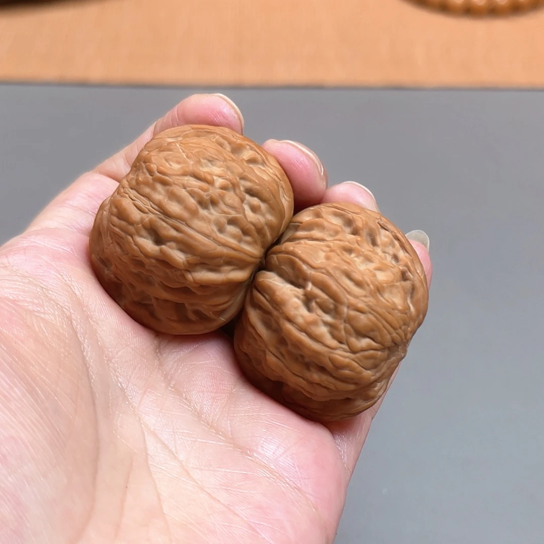 桃核把件41×37尺全品白茬山地磨盘XM3030