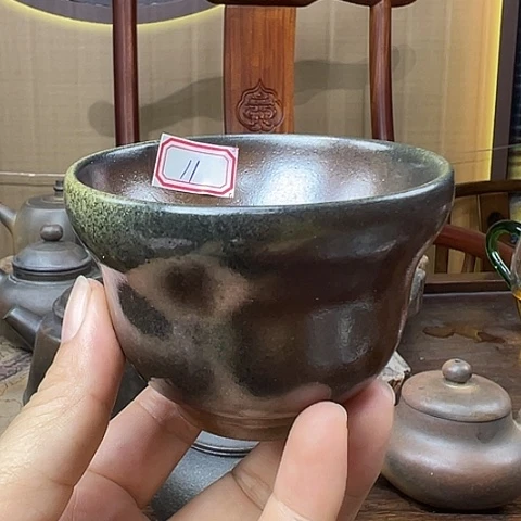 戬谷龙窑柴烧茶壶11