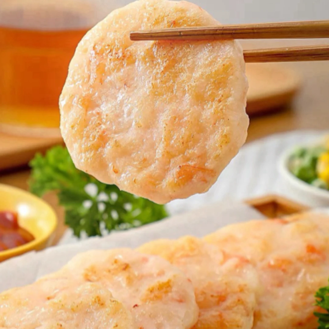 果蔬虾饼 一包16元