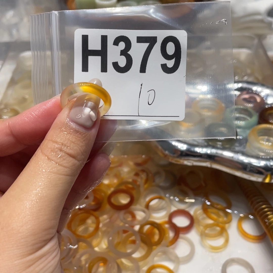 玛瑙/玉髓未镶嵌戒指379