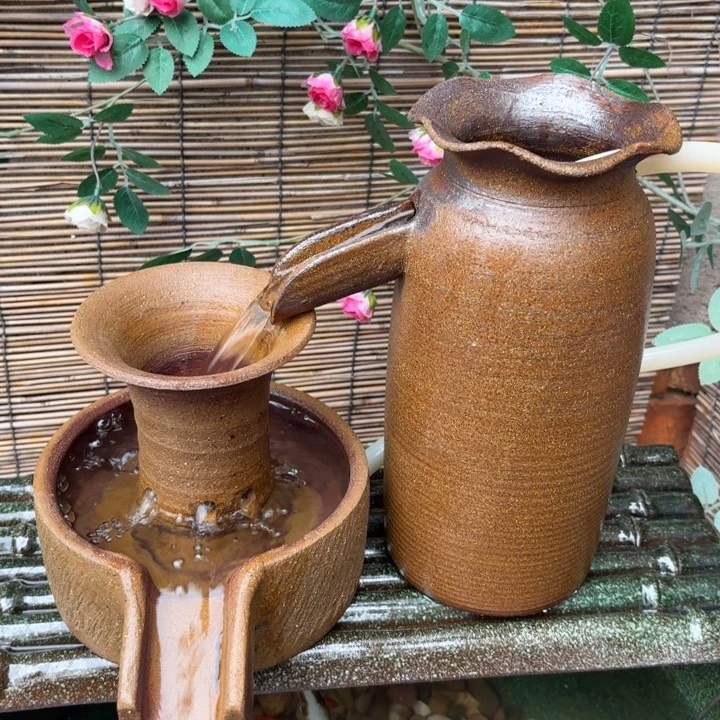 紫砂花盆口径13/27，12/18/16进水口1.5厘米