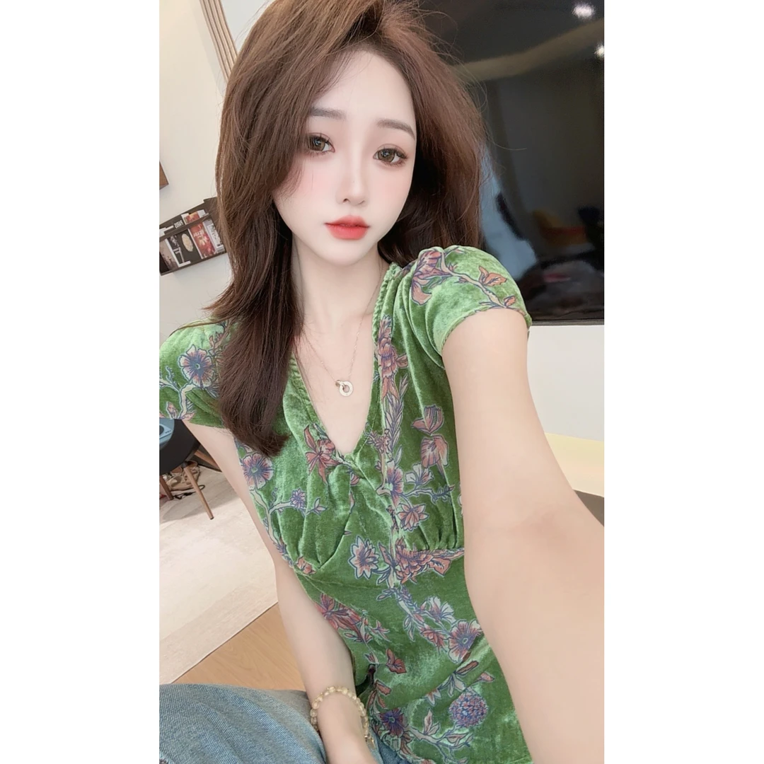 【陈陈私服】洋气小众时尚新中式小衫气质复古设计感上衣25060510