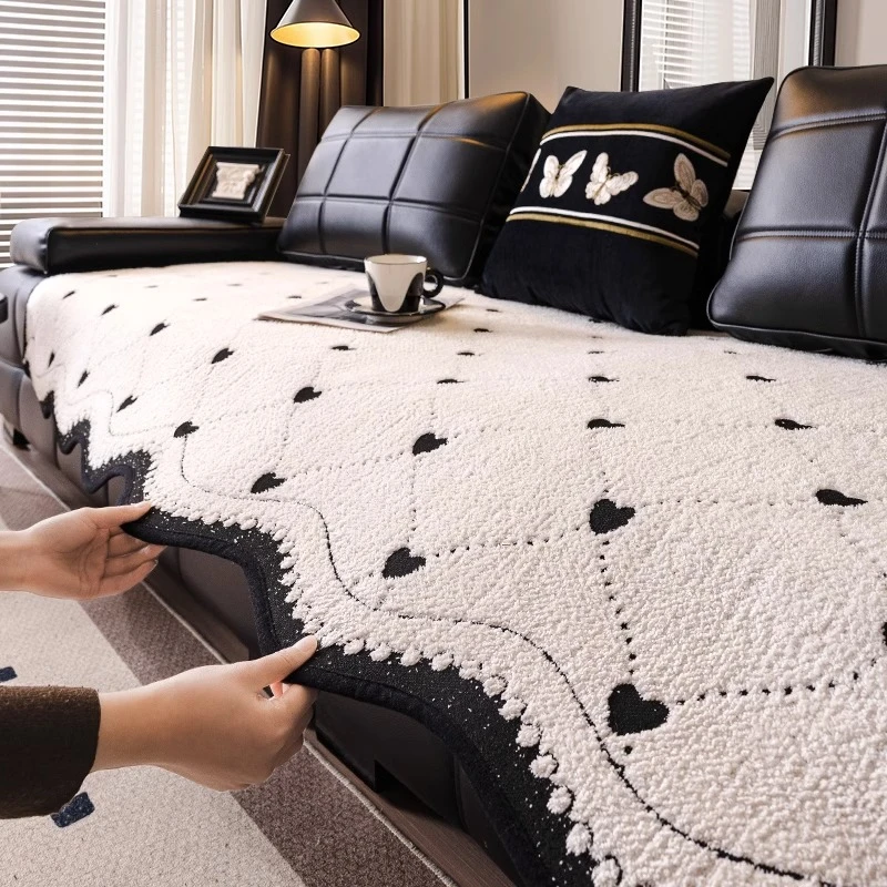 LangSha/浪莎劳伦斯皮沙发专用沙发垫2025新款秋冬季直排沙发坐垫