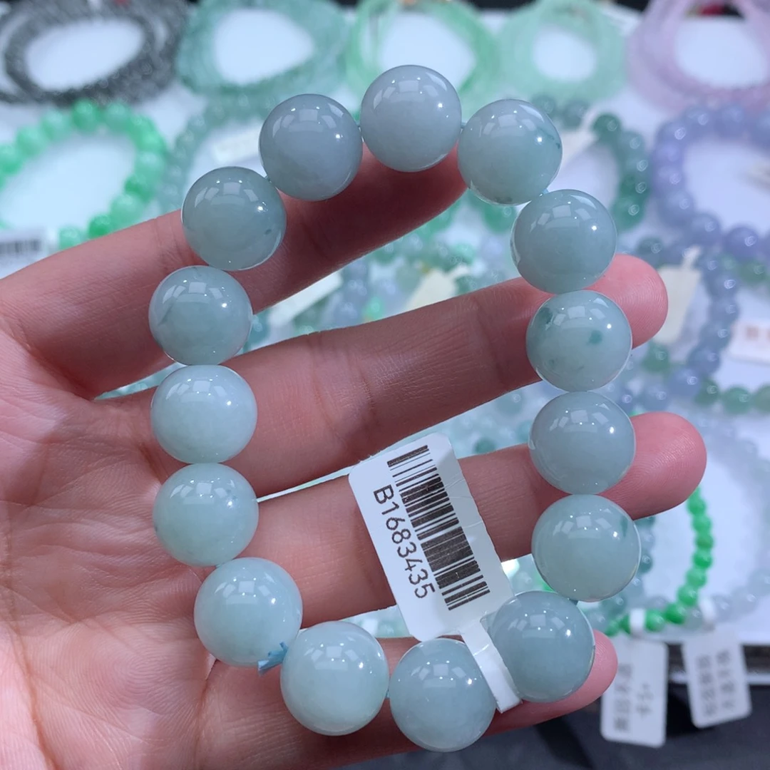翡翠手链未镶嵌天然