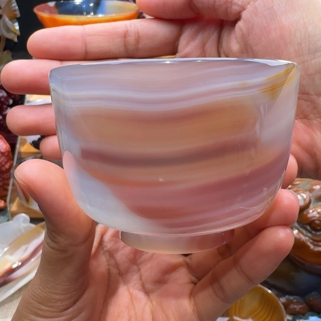 θ***暖定制玛瑙玛瑙茶杯