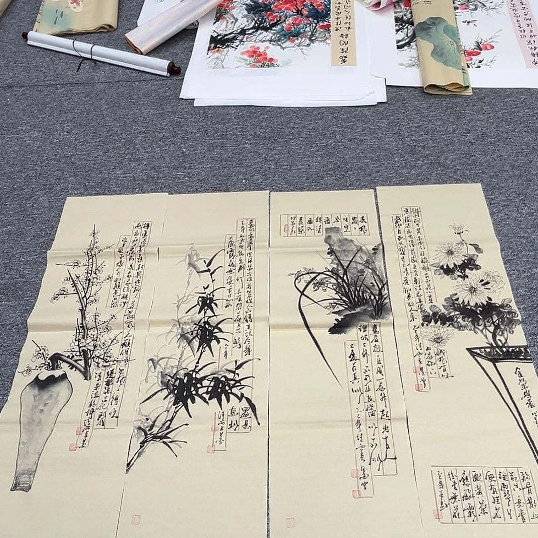 国画国画纯手绘作品