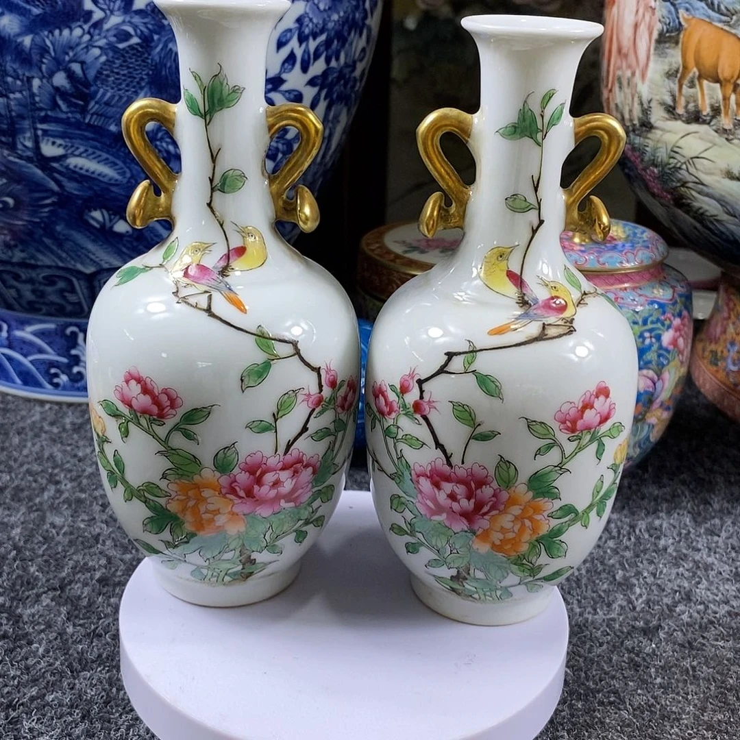 摆件手工手绘陶瓷摆件工艺品