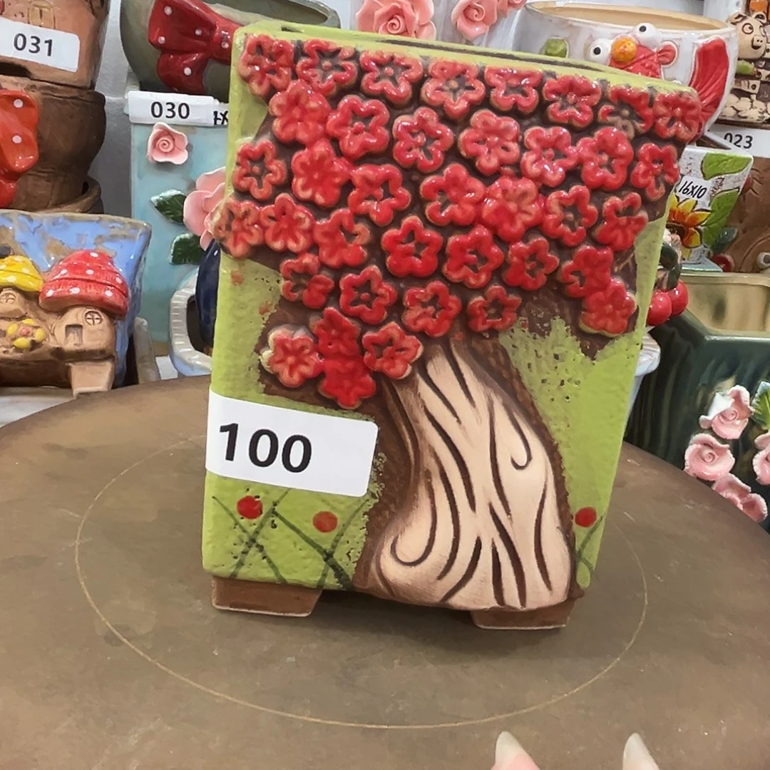 粗陶多肉花盆花盆孤品