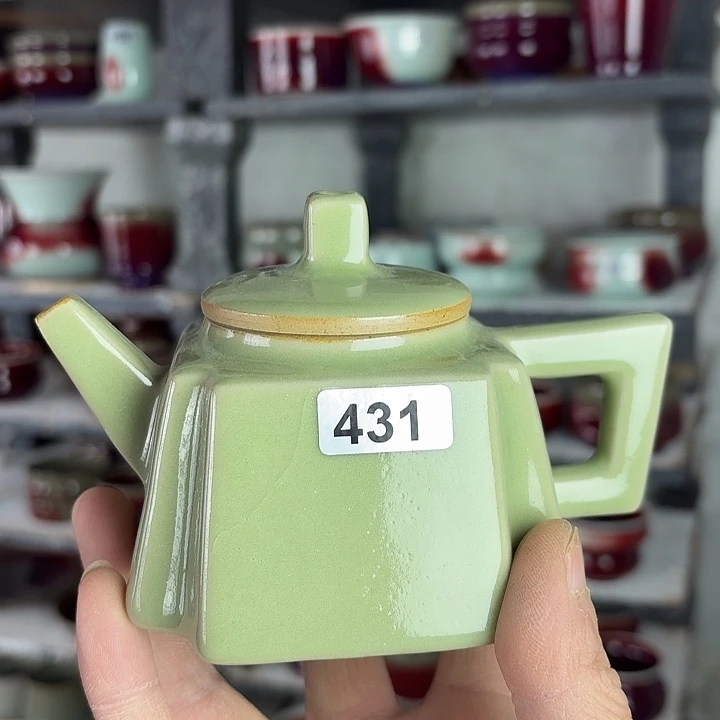C***i431钧瓷原矿釉茶壶