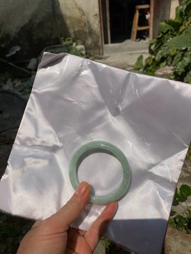 天然翡翠A货圈口5 6