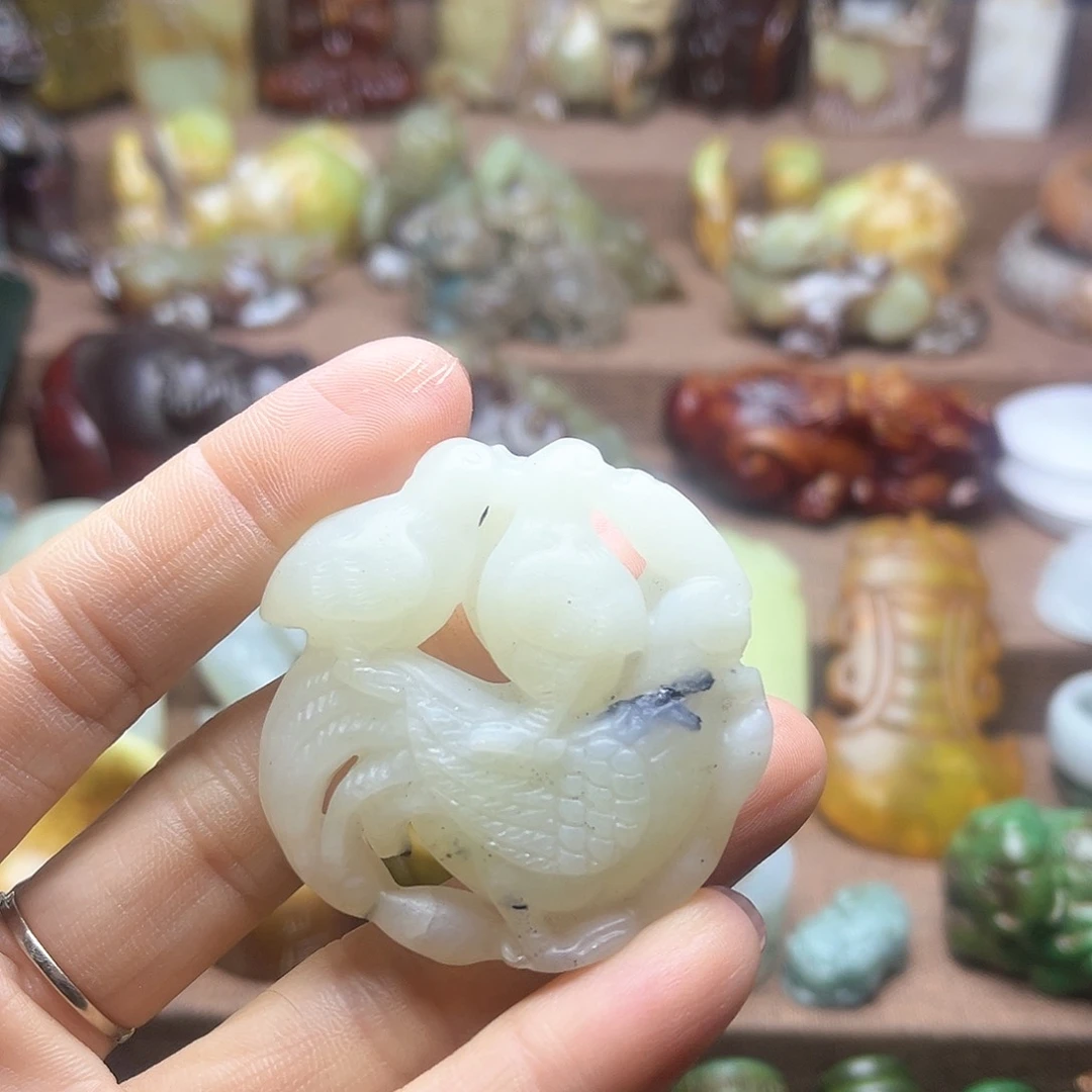 白玉菩提吊坠160。。