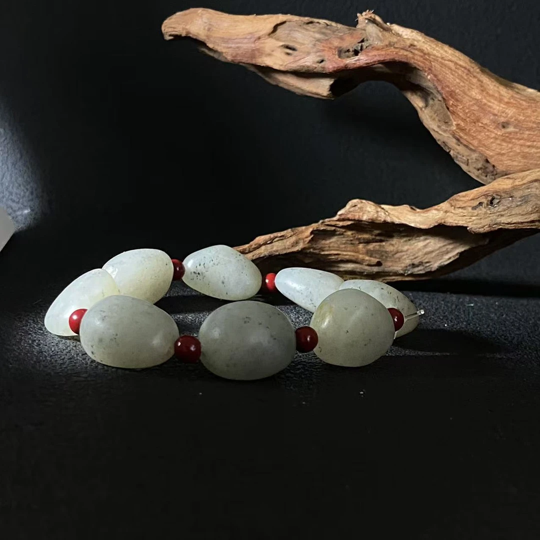 A553 和田玉手串  0A 4260143