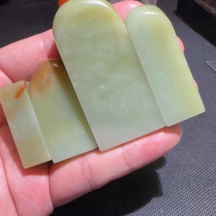 寿山石福集福寿山石印章