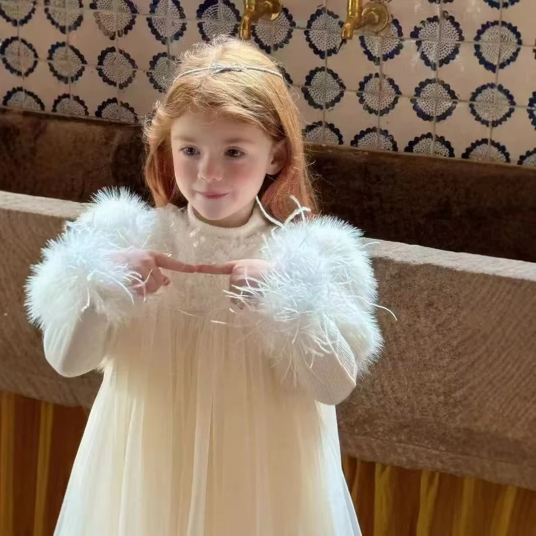 糖玉高货品牌女童连衣裙套装【白天鹅两件套】0115