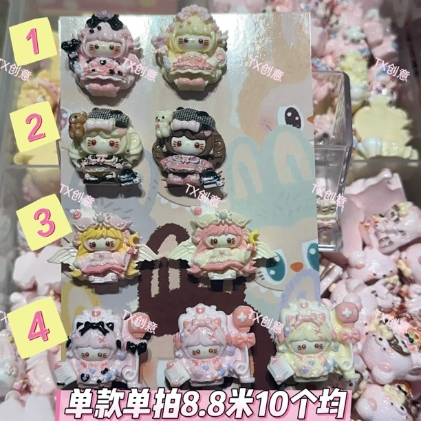 【随单】定系列十六款备编号卡搭配手工发夹diy奶油胶手机壳树脂等