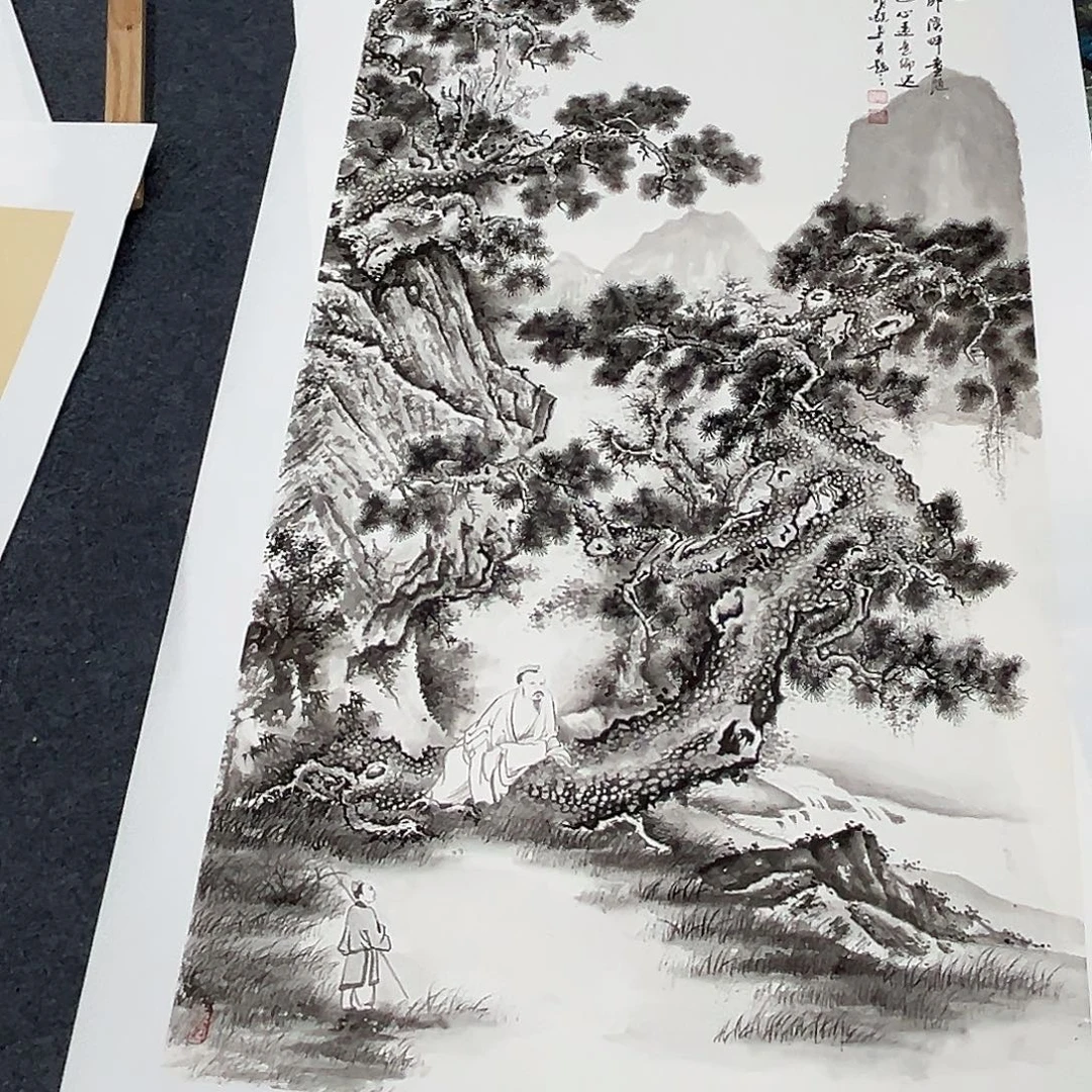 我***良国画精品书画作品