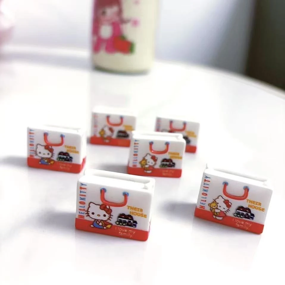 【师姐定制】立体双面KT购物袋（2款混装）树脂手工diy饰品配件