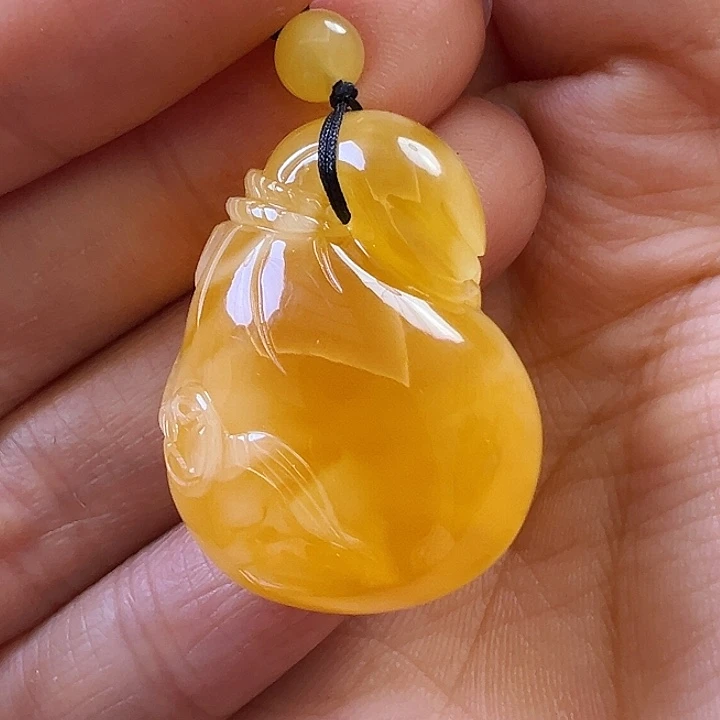 未镶嵌颈饰蜜蜡蜜蜡